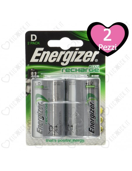 2 x Piles ENERGIZER Rechargeable AA