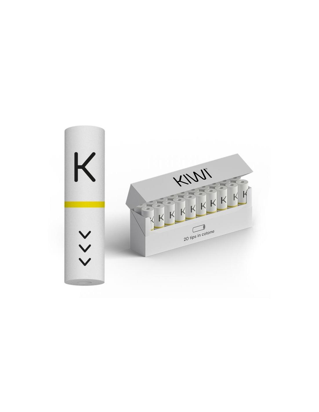 Kiwi Sigaretta Elettronica filtro in cotone - Ufficiale Kiwi - 40 pezzi,  Bianco, standard : .it: Salute e cura della persona