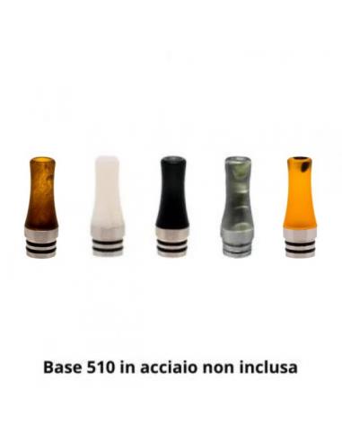 Officine Svapo - drip tip per KIWI - ZEUS - metacrilato ambra special -  Limited Edition 