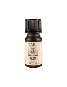 Taku N.34 Easy Vape Aroma Concentrato 10ml Tabacco Dolce