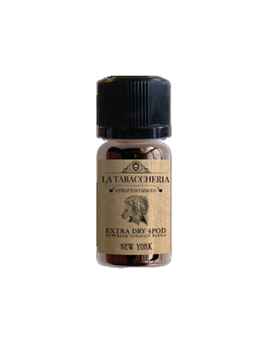 New York Extra Dry 4 Pod Shot 30 La Tabaccheria Aroma Mini Shot 10ml