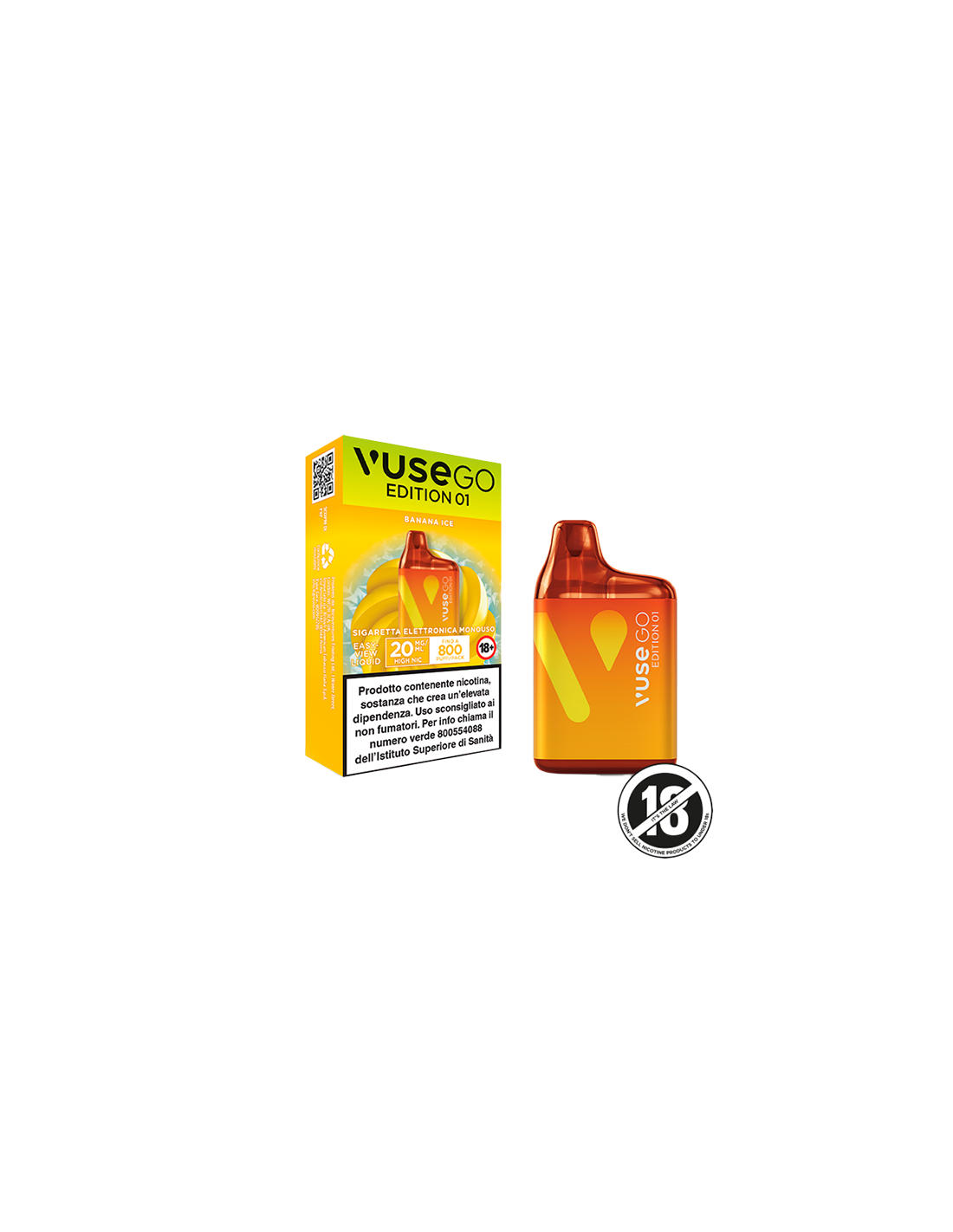 Vuse Go Mango Ice - 700 Puff - Usa e Getta - Vaporoso