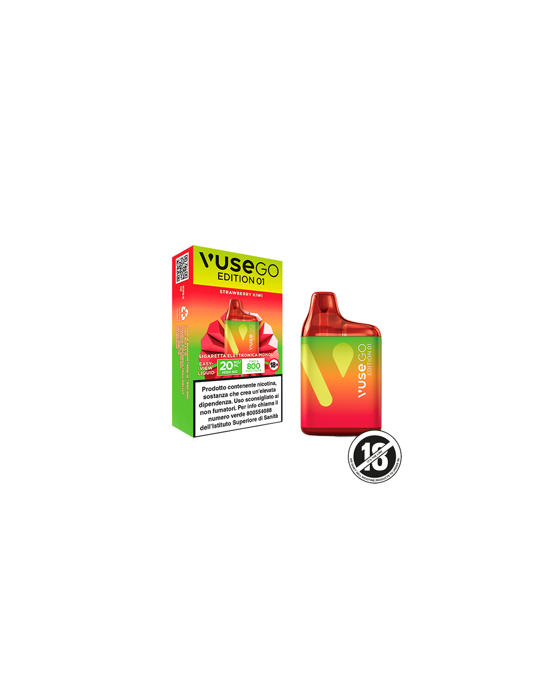 Buy Strawberry Kiwi Go Edition 01 Vuse Disposable Pod at PEV.