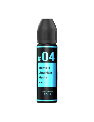 N. 04 ToB 0861 Liquido Shot 20ml Menthol Licorice Ice