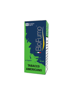 Tabacco Americano Biofumo Liquido Pronto 10ml senza nicotina
