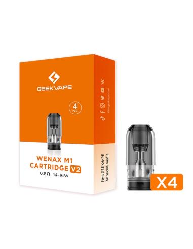 Wenax M1 V2 Cartuccia Pod Geekvape Ricambio 2ml - 4 Pezzi