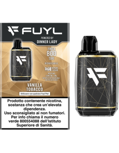 Fuyl Starter Kit (BLACK) Dinner Lady + Pod Precaricata Vanilla Tobacco
