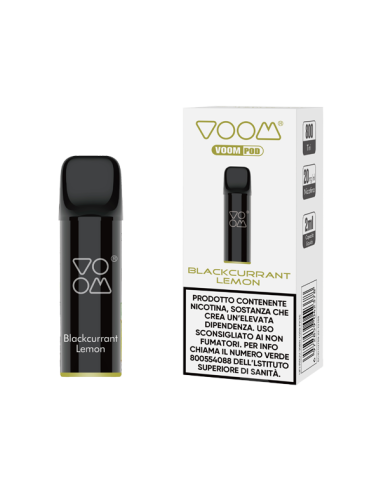 Blackcurrant Lemon VOOM Pod Precaricata 2ml