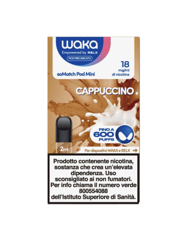Cappuccino Waka SoMatch Pod Precaricata Relx 2ml