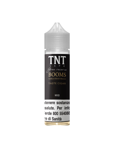 Booms Vanilla Cream Tobacco Gran Reserve TNT Vape Liquido Mix and Vape 20ml