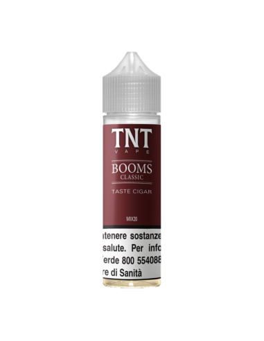 Booms Classic TNT Vape Liquido Shot 20ml Tabacco Sigaro Vaniglia