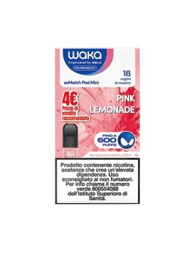 Pink Lemonade Waka SoMatch Pod Precaricata Relx 2ml