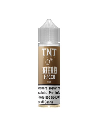 Nitro Bacco TNT Vape Liquido Shot 20ml Tabacco Biscotto Vaniglia