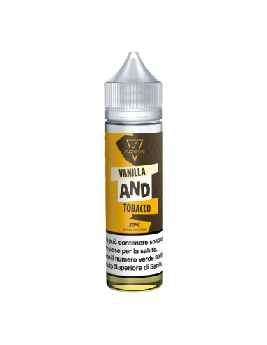 Vanilla AND Tobacco Suprem-e Liquido Shot Mix 20ml