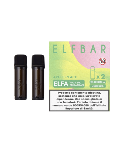 Apple Peach ELFA Pod Precaricate Elf Bar 2ml