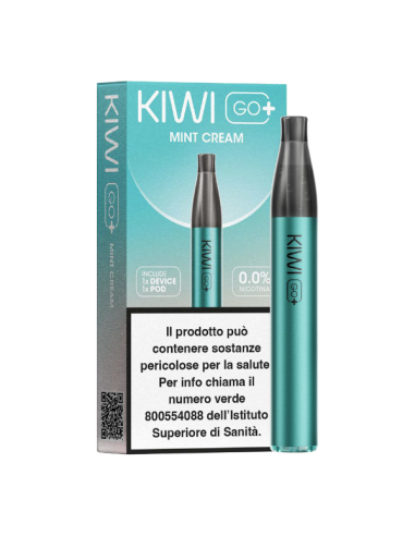 Kiwi Go+ sigaretta elettronica con Pod Precaricata Mint Cream