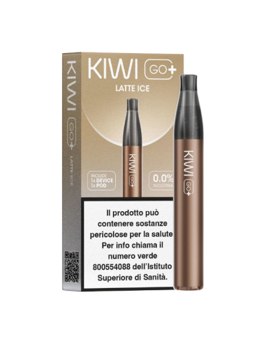 Kiwi Go+ sigaretta elettronica con Pod Precaricata   latte ice