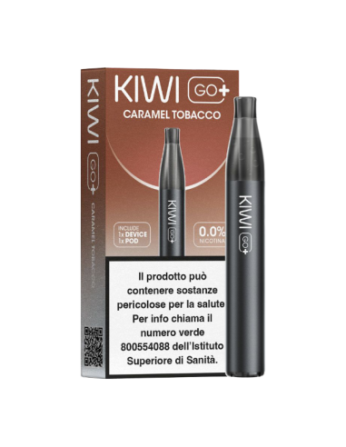 Kiwi Go+ sigaretta elettronica con Pod Precaricata caramel tobacco