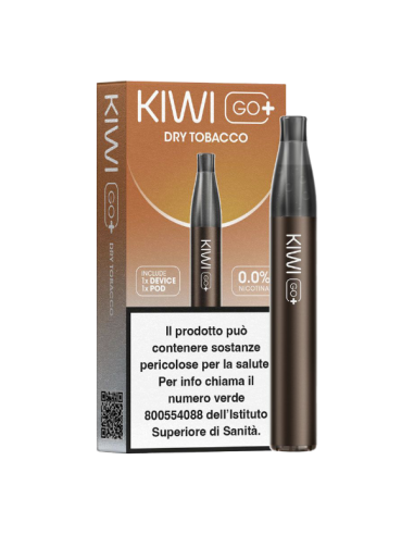 Kiwi Go+ sigaretta elettronica con Pod Precaricata dry tobacco