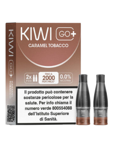 Caramel Tobacco Kiwi GO+ Pod Precaricate Kiwi Vapor 2ml