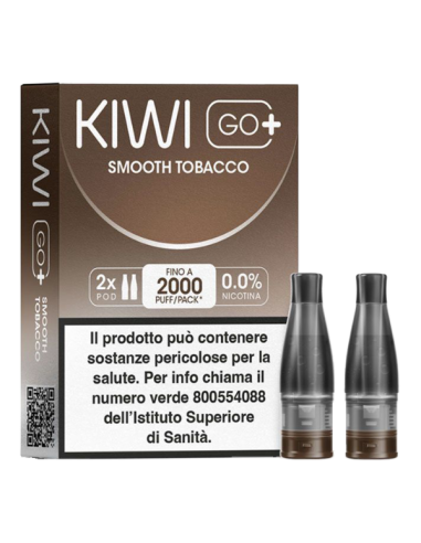 Smooth Tobacco Kiwi GO+ Pod Precaricate Kiwi Vapor 2ml