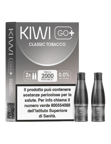 Classic Tobacco Kiwi GO+ Pod Precaricate Kiwi Vapor 2ml