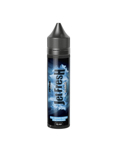 Jet Fresh Premium Eliquid France Liquido Shot 20ml Lime Caramello Liquirizia Menta