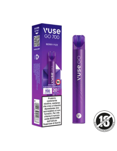 Vuse GO 700 Berry Fizz sigaretta elettronica Usa e Getta 700 Puff