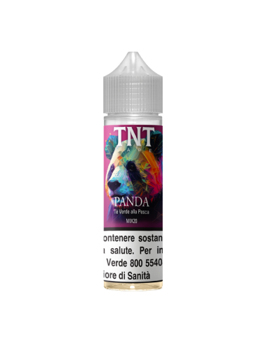 Panda Animals TNT Vape Liquid Shot 25ml The Green Peach