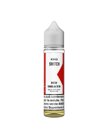 Switch Red Tobacco King Liquid Liquido Mix and Vape 20ml