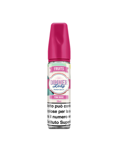 Pink Wave Dinner Lady Liquido Shot 20ml Fragola Limone Cocco