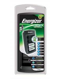 Energizer Universal Charger - Caricabatterie Universale con Display LED