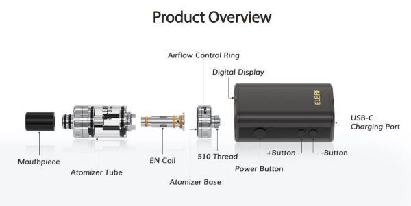 mini istick 20w en drive kit eleaf componenti kit sigaretta elettronica