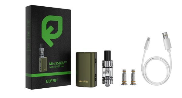 mini istick 20w en drive kit eleaf kit contenuto della confezione