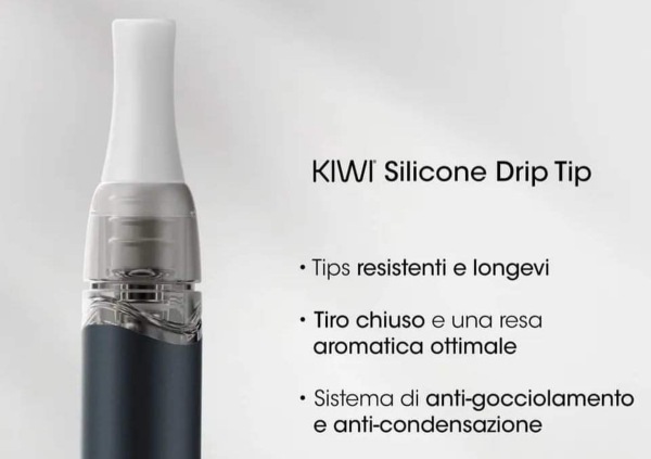 Drip Tip in silicone per Kiwi - Kiwi Vapor di 3 pezzi