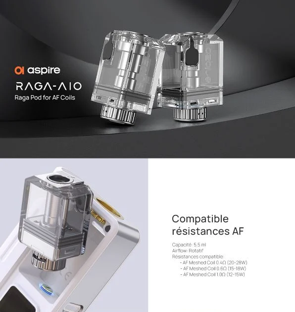 aspire Boro Tank AF Coil atomizzatore compatibile aio